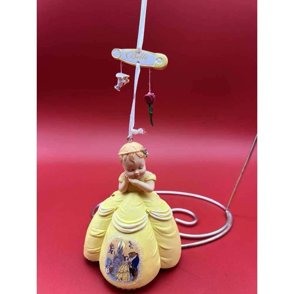 DISNEY'S Belle Beauty & The Beast A Dream Come True Ornament Ashton Drake